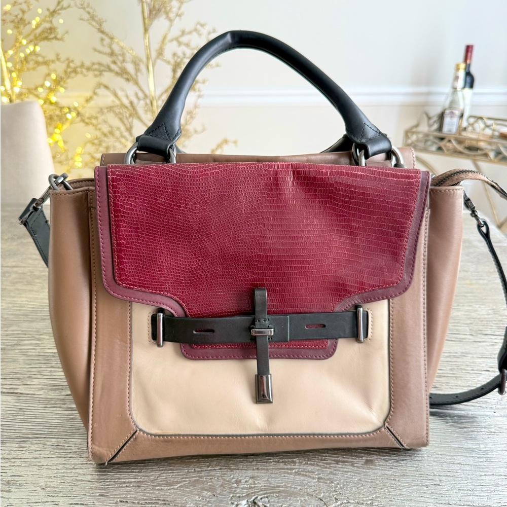 Vince Camuto Colorblock Leather Handbag